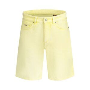 Hugo Boss Giallo Cotton Men Men's Short